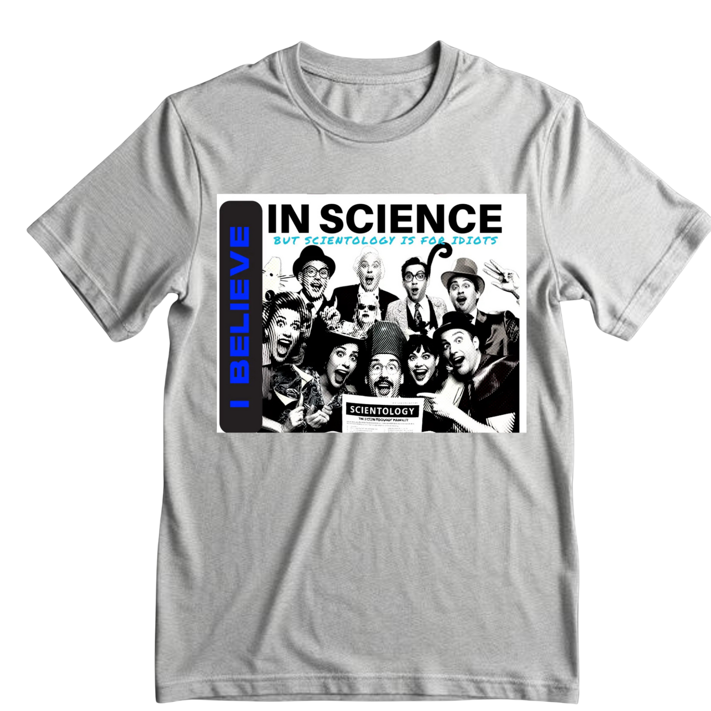 Shirt- Belive in Science - Adult -crew short sleeves