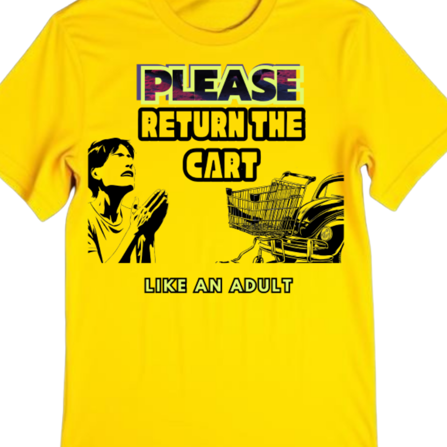 Shirt- Return the Cart Version 2 - Adult -crew short sleeves