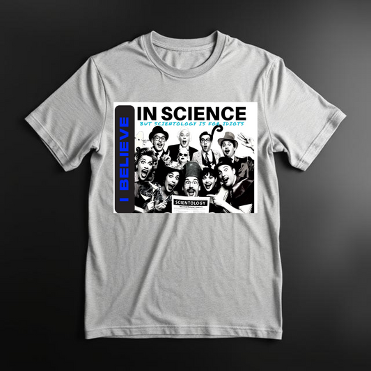 Shirt- Belive in Science - Adult -crew short sleeves