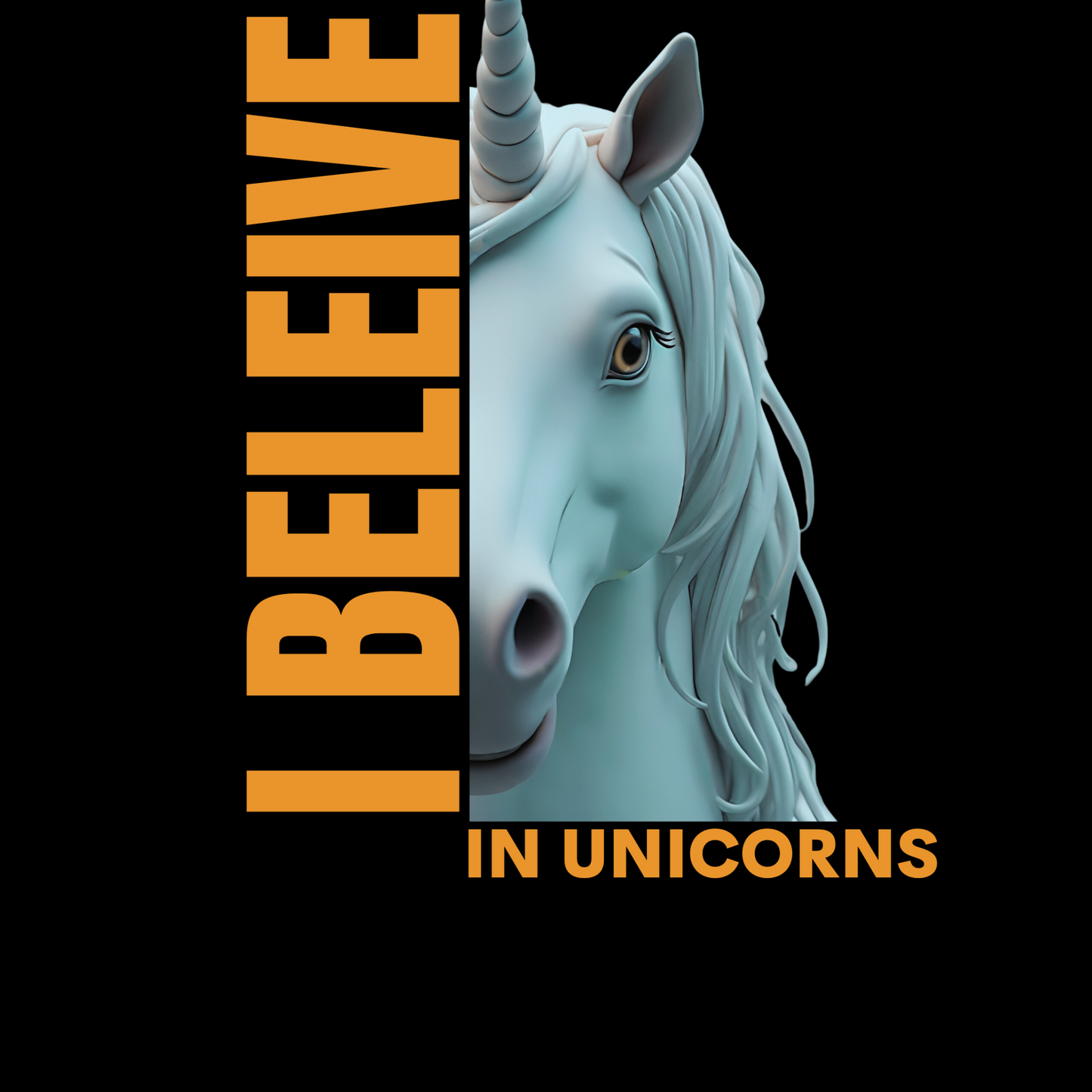 Shirt- Believe in Unicorns - Adult -crew short sleeve