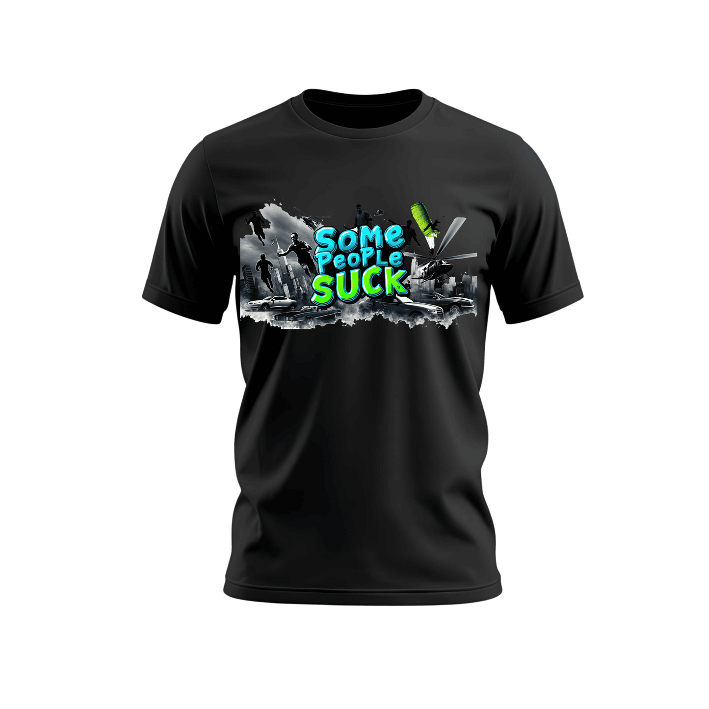 Shirt- Some People Suck (Revised) - Adult -crew short sleeves