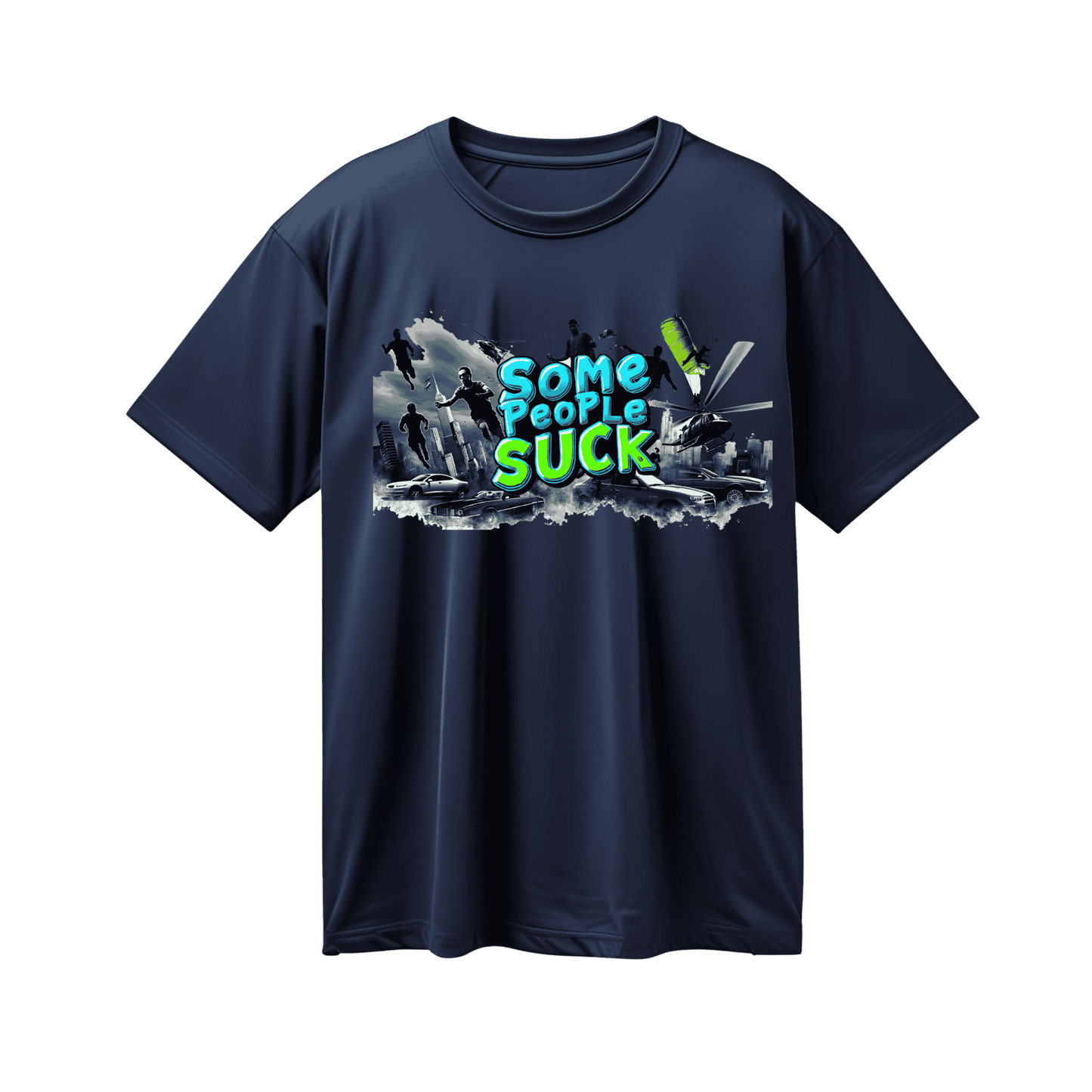 Shirt- Some People Suck (Revised) - Adult -crew short sleeves