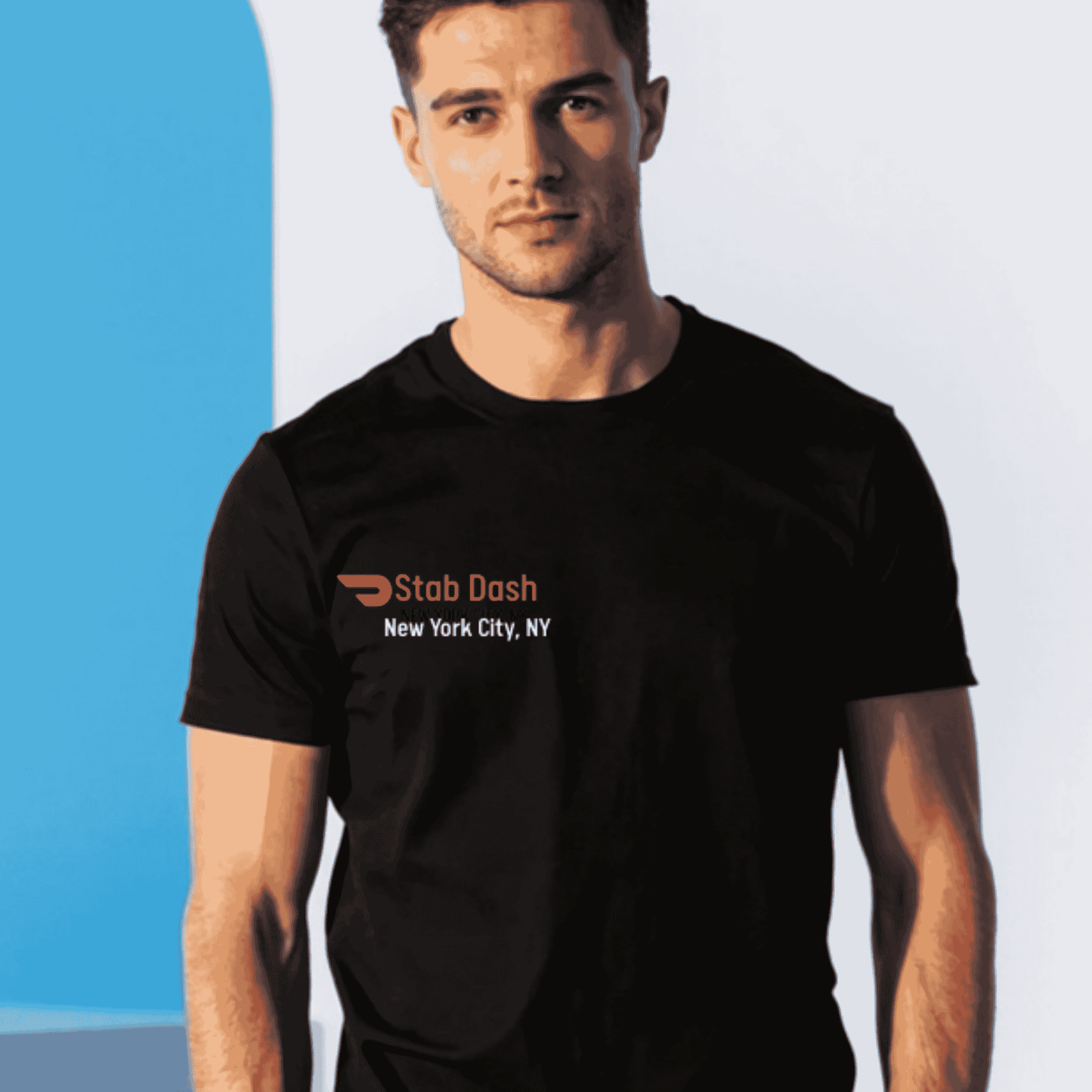Shirt- Stab Dash - Adult -crew short sleeves LIMITED TIME