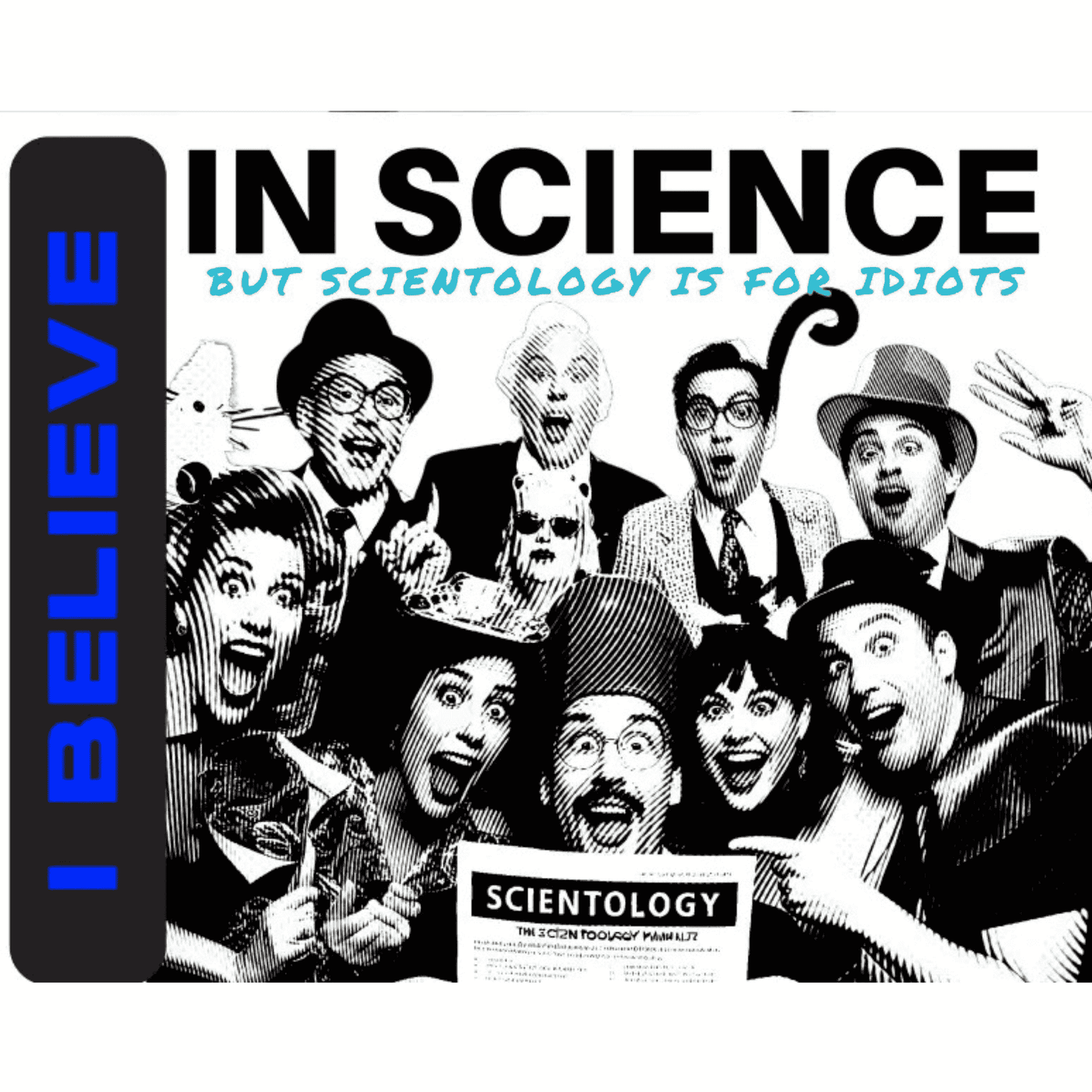 Shirt- Belive in Science - Adult -crew short sleeves