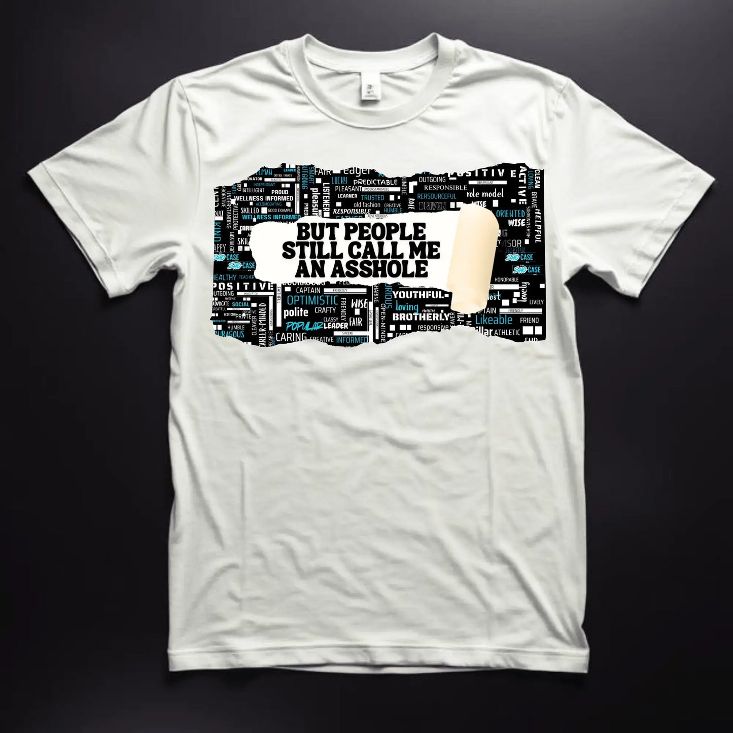 Shirt- Asshole - Adult -crew short sleeves