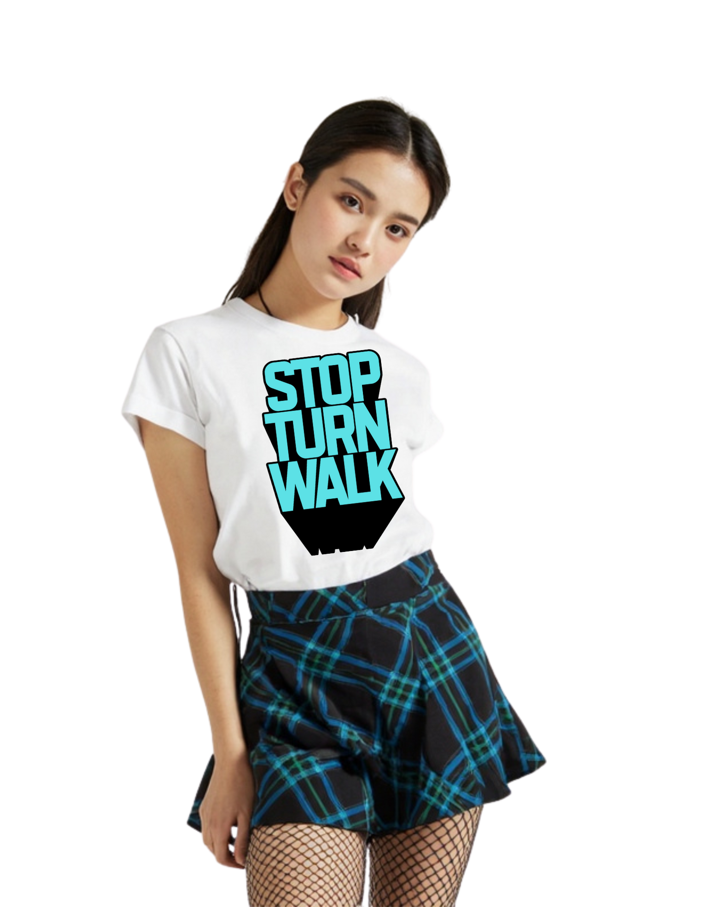 Shirt- Stop, Turn, Walk - Adult -crew short sleeves