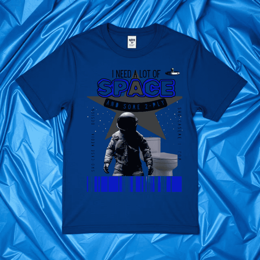 Shirt- Space and 2 ply - Adult -crew short sleeves (Copy)