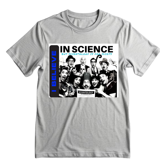 Shirt- Belive in Science - Adult -crew short sleeves