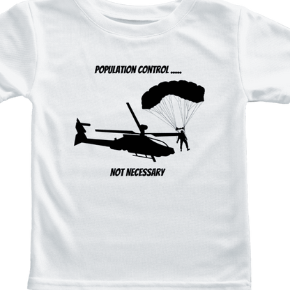 Shirt - Population Control- Adult -crew short sleeves