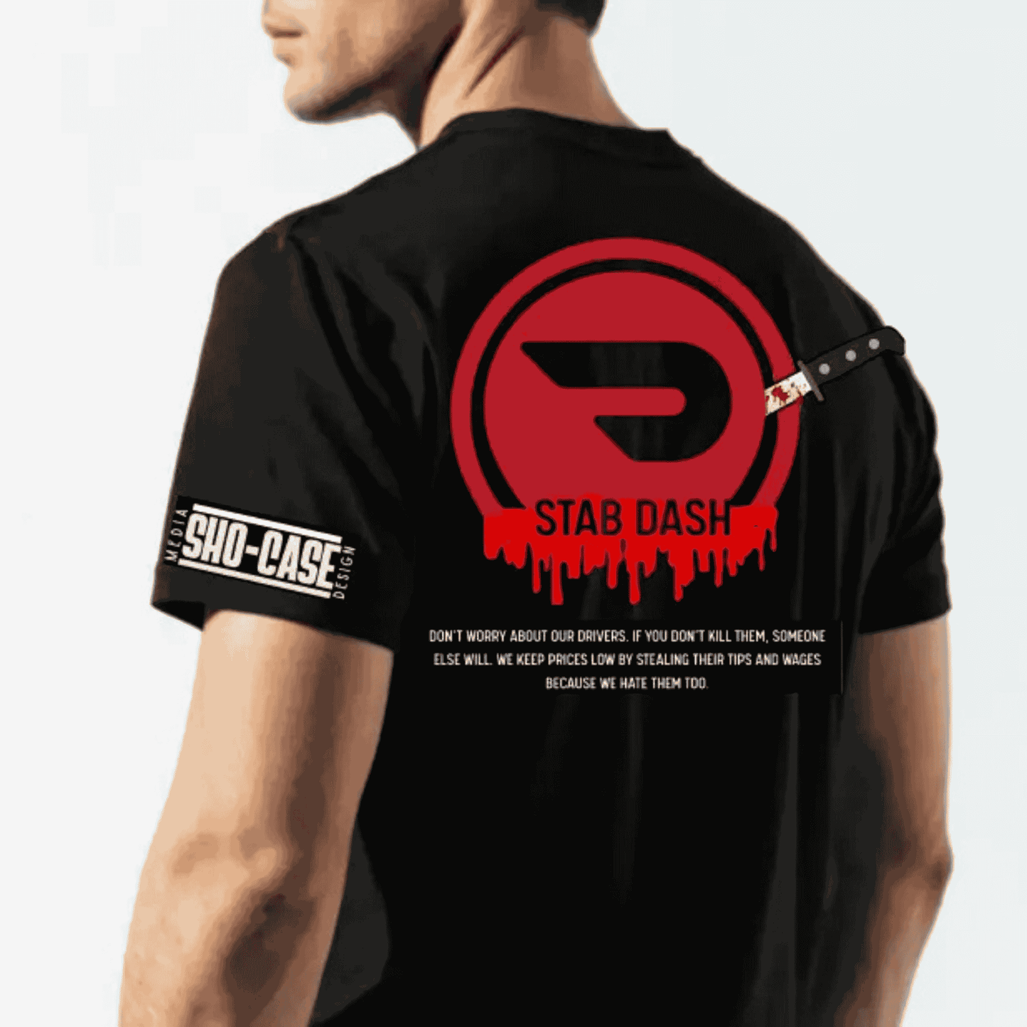 Shirt- Stab Dash - Adult -crew short sleeves LIMITED TIME