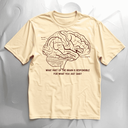 Shirt- Brain Sections - Adult -crew short sleeve