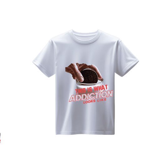 Shirt- Addiction - Adult -crew short sleeves