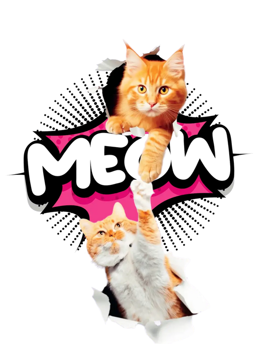 Shirt- MEOW - Adult -crew short sleeve