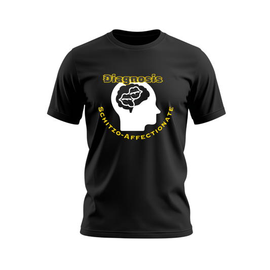 Shirt- Diagnosis Schitzoaffectionate - Adult -crew short sleeves