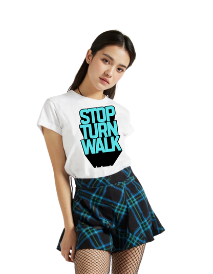 Shirt- Stop, Turn, Walk - Adult -crew short sleeves