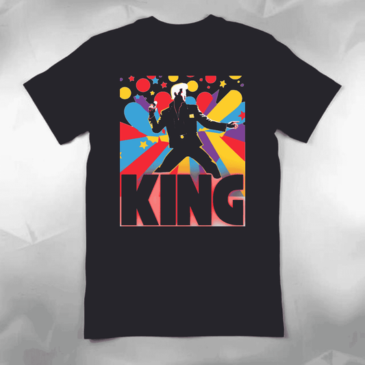 Shirt- Elvis(King) - Adult -crew short sleves