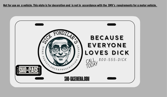 License Plate - Dick's Services - Decoration
