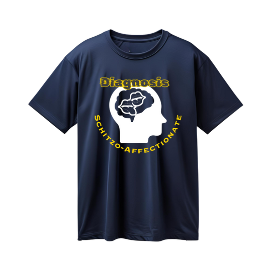 Shirt- Diagnosis Schitzoaffectionate - Adult -crew short sleeves